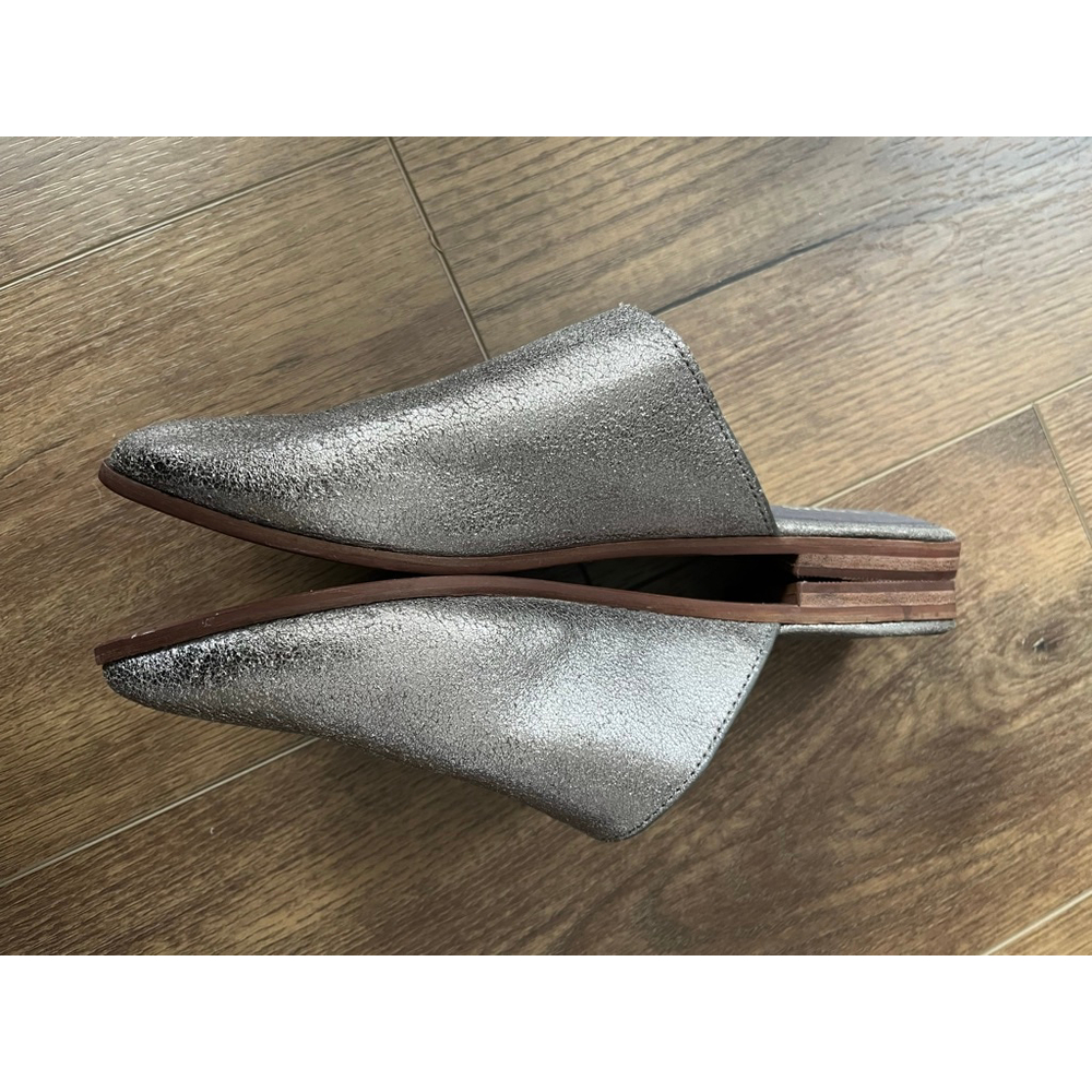 Toms Jutti mule pewter metallic size 7 - Picture 5 of 10